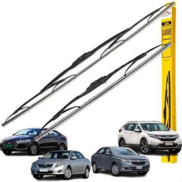 Imagem de Par Palhetas Limpador Parabrisa Corolla Cobalt Peugeot 206 - DYNA, Pal