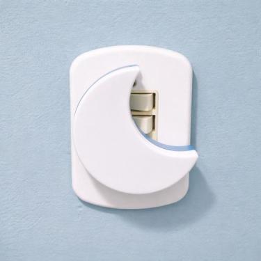 Imagem de Luminária Lua Led De Tomada Bivolt Luz Suave Quarto Corredor Bebês Dec