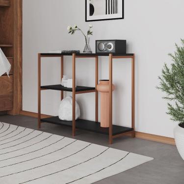 Imagem de Aparador Console Industrial Artesania 95cm para Sala Home Hall Entrada e Decoração - Co...