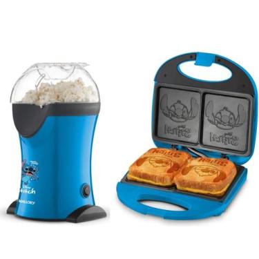 Imagem de Kit mallory disney stitch 110v - pipoquera elétrica + sanduicheira elé