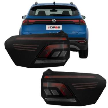 Imagem de Lanterna Traseira LED Nivus 2021 a 2024 - Volkswagen, Direito/Passagei