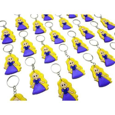 Imagem de Chaveiro Rapunzel Lembrancinha Tema Aniversário 10unidades - NoBrand