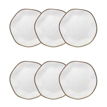 Imagem de Conjunto De Pratos De Sobremesa 06 Peças Ryo Maresia Oxford