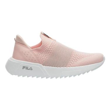 Imagem de Tenis fila calzini ii feminino, 34, Rosa, Branco
