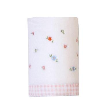 Imagem de Cobertor Bebê Em Microfibra Bordado Floral Papi 1,10x90Cm