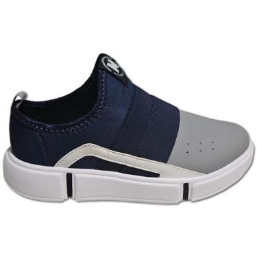 Imagem de Tênis Menino Calce Fácil Infantil Masculino Molekinho 283820, 34, Azul