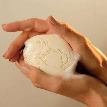 Imagem de Kit Presente Natura Aura Alba: Sabonetes Perfumados em Barra + Creme P