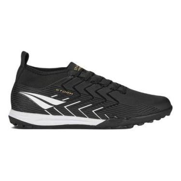 Imagem de Chuteira Penalty Storm Tf Masculina Grama Sintética Y-3, Preto, 40 BR