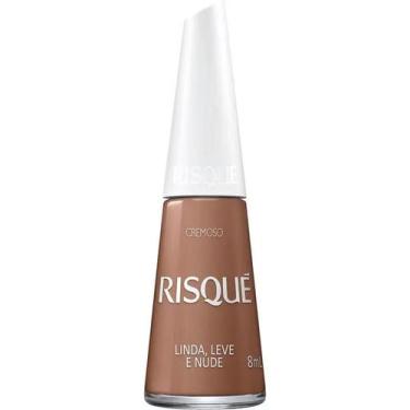 Imagem de Esmalte Risqué Cremoso Linda Leve e Nude