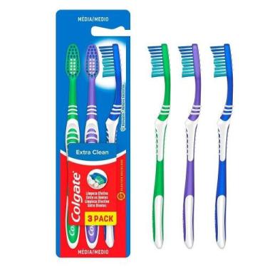 Imagem de Escova de Dentes Média Extra Clean (Promoção Leve 3 e Pague 2) - Colga