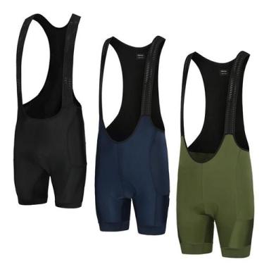 Imagem de Calças De Ciclismo Masculinas 2024 Com 2 Bolsos E Almofada Refletiva P