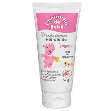 Imagem de Loção Hidratante Cremosa Cheiro Bebê Rosa 160g Ch.Bebe Kanitz