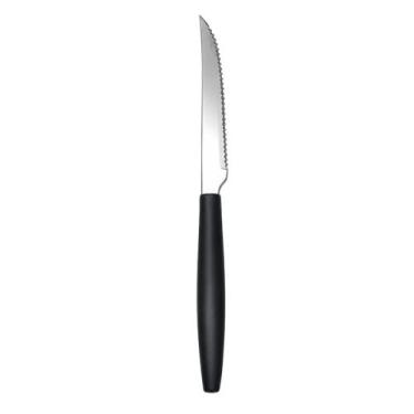 Imagem de Kit 12 Facas Para Churrasco Preta 22,5cm Inox - Fratelli