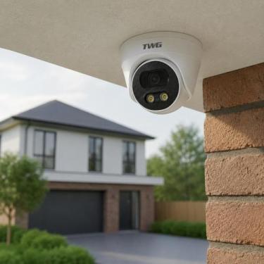 Imagem de Camera dome ip poe 4mp duallight cerca virtual tw 3261 twg