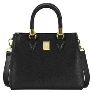 Imagem de Bolsa Vizzano Tote Transverssal 2 Em 1 10087.1, Único, Preto
