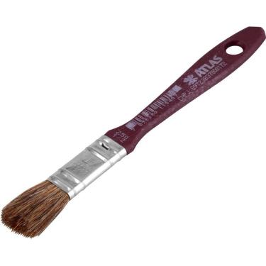 Imagem de Pincel para Verniz AT250-1 Cerdas Seda Pelo Natural de Pônei Extra Macias Acabamento Fino Atlas