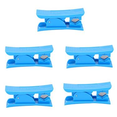 Imagem de YWBL-WH 5 peças Cortador de tubos consumíveis Tesoura de pano Cortador de tubos de afiação azul para impressora tridimensional, tubo de 6 mm/0,2 pol., acessórios para impressora 3D