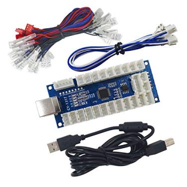 Imagem de SJ@JX Arcade USB Encoder LED Zero Delay Arcade Controller PC PS3 Android Arcade DIY Kit LED Arcade LED Button