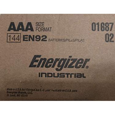 Imagem de Energizer Industrial EN92 AAA 144 Counts Batteries - Made in The USA
