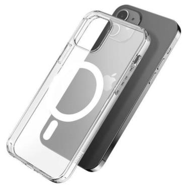 Imagem de Capinha De Celular Iphone 12/12 Pro Impactor Clear Magsafe Customic