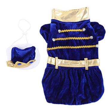 Imagem de Roupas para cães com chapéu Fofo Roupa para Cachorros de Estimação Vestido Festivais Fantasia com Chapéu Roupa de Natal Suprimentos para Animais de Estimação para Cachorros de Estimação (P)