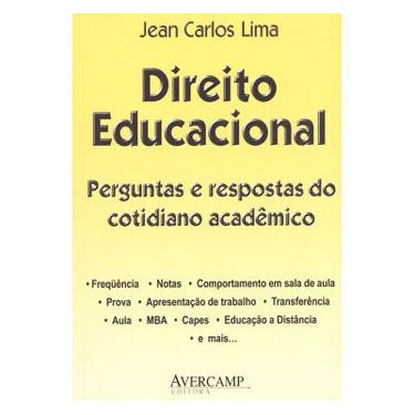 Imagem de Livro - Direito Educacional - Jean Carlos Lima