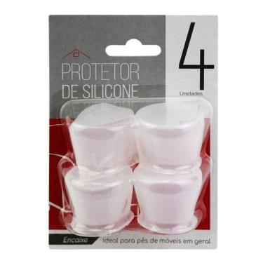 Imagem de Pezinho Mesa Cadeira Silicone Kit c/4un (CK4825)