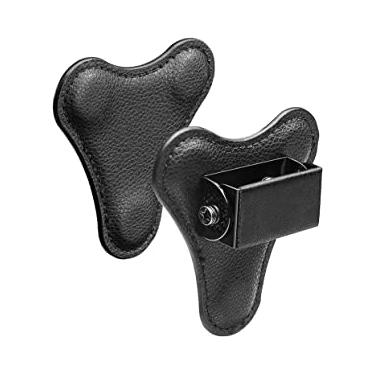 Imagem de CAMMHD Suporte magnético para câmera corporal, suporte de ângulo de 45° ajustável para câmera corporal, 6 ímãs fortes, clipe de sucção magnético universal para todos os modelos de câmeras corporais, feito de couro durável, cola nas roupas