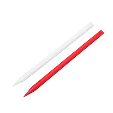 Imagem de 2 peças de bastão de limpeza de relógio, bastão de ferramenta de plástico para placa de mostrador de relógio, limpeza de sujeira, limpe os pivôs no reparo de relógios, ferramentas profissionais de relojoeiro