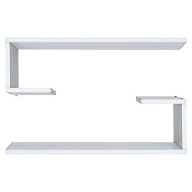 Imagem de Kit 2 Prateleiras Tipo J 60x20cm