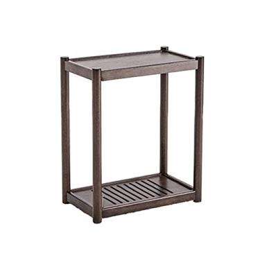 Imagem de KIZQYN Suporte de impressora Suporte de impressão de madeira maciça PC Suporte de host multicamadas Base de piso Bandeja móvel Rack Impressora Chassi de mesa Prateleira de armazenamento Impressora de mesa (Cor: A-Médio)