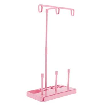 Imagem de shamjina Suporte universal para carretéis de Suprimentos de para rack de, suporte leve para três carretéis para máquina de costura