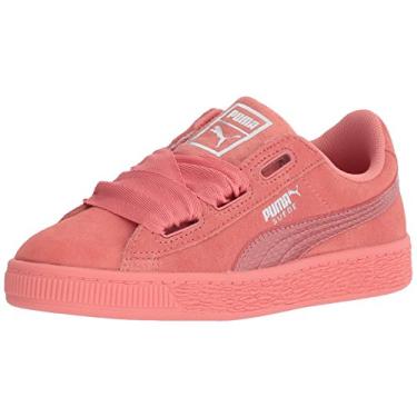 Imagem de PUMA Tênis infantil unissex de camurça gelada, Concha rosa/concha rosa, 20