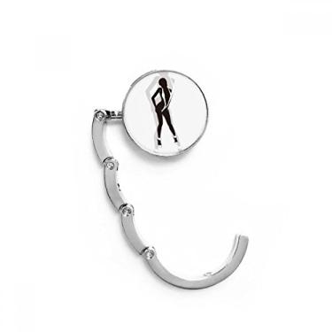 Imagem de Roupa íntima feminina Hot Women pernas longas gancho de mesa extensão fecho decorativo dobrável cabide