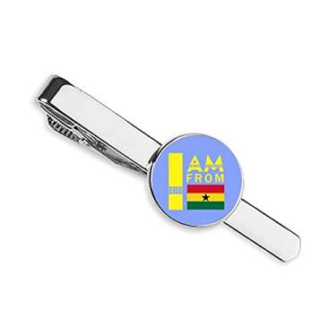 Imagem de Clipe de gravata I Am From Ghana para presente de homem de negócios