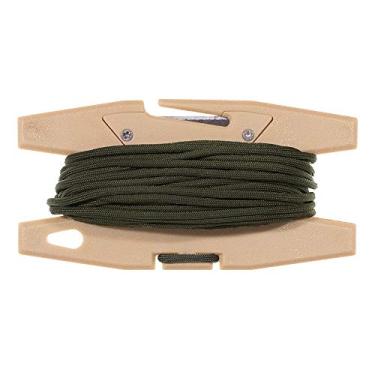 Imagem de Ferramenta de carretel de corda de paraquedas Golberg 550 Mil-Spec – 15 metros de comprimento – de ferramentas de paracord e carretel para escolher – Versátil, Camo Green - Coyote Brown Tool