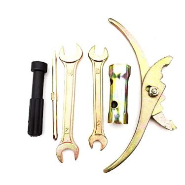 Imagem de Acaigel Kit de ferramentas de soquete de chave inglesa de vela de ignição para motocicleta com bolso de armazenamento universal