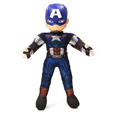Imagem de Boneco Fantoche Capitão América Sulamericana Fantasias Azul U- Único