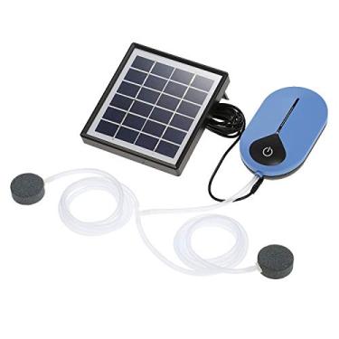 Imagem de 1.5W 3600mAH Bomba de solar Tanque de peixes Oxigenador Aquário Aerador de Aerador de lagoa Bomba de ar Aerador de pesca Aerador de aquário Bomba de ar do aquário com tubo de