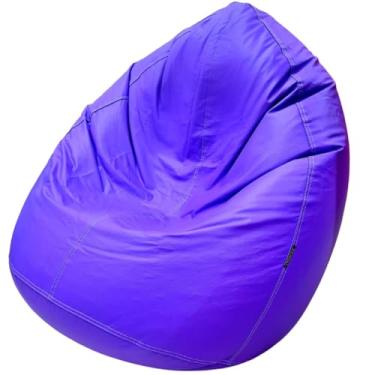 Imagem de Puff para Sala Quarto Gamer Escritório Eventos Áreas de Recreação Empresas Escolas Formato Gota Receba Pronto p/Uso com Enchimento Cor: Lilás/Violeta