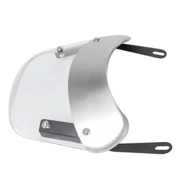 Imagem de ＫＬＫＣＭＳ Farol pára-brisa da motocicleta peças quadro universal motocicleta carenagem defletor de vento moto pára-brisa tela frontal, Claro