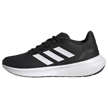 Imagem de Tênis Adidas RunFalcon 3.0 Feminino Preto e Branco Cor:Preto;Tamanho:35