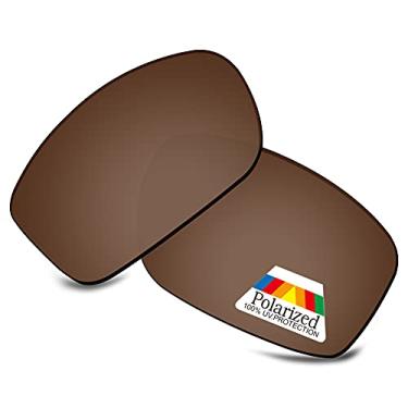 Imagem de Bwake Lentes de substituição para óculos de sol elétricos D. Payne - marrom canela polarizado