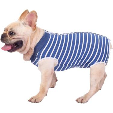 Imagem de Macacão de cachorro feminino - Camisa de recuperação para machos fêmeas e gatos camisa de recuperação para homens e mulheres traje cirúrgico para cães fêmeas - macacão de recuperação de cães