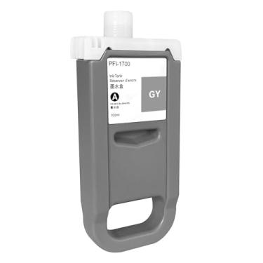 Imagem de Dikarsum Cartucho de tinta cinza PFI-1700 para Canon PFI-1700 Tanque de tinta cinza compatível com imagePROGRAF PRO-2000 PRO-2100 PRO-4000 PRO-4100 PRO-4100S PRO-6000 PRO-6100 PRO-6100S Impressora