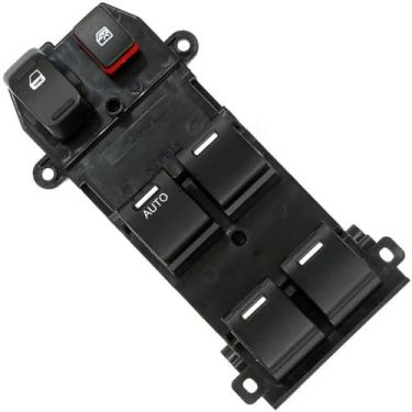 Imagem de Botão de controle do elevador do interruptor elétrico dianteiro esquerdo da janela IKUESM compatível com Honda CRV CR-V 2007-2011 35750-SWA-K01 35750SWAK01 Acessórios para carro