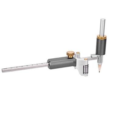 Imagem de Ferramenta Joyzan Wood Scribe, Carpintaria Linear Arc Scriber Roda Marcação Medidor de Linha Paralela Régua de Desenho Deslizante Precisão Ajustável Conjunto de Medição