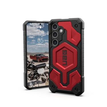 Imagem de URBAN ARMOR GEAR UAG Projetado para Samsung Galaxy S24 Capa 6,2" Monarch Crimson, robusta militar à prova de queda, resistente a impactos, capa protetora antiderrapante