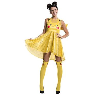 Imagem de Rubie's Vestido de fantasia feminino Pokemon Pikachu, Amarelo, Small