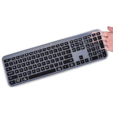 Imagem de Capa de teclado para teclado Logitech MK955 K950 Signature Slim Wireless Keyboard, Logitech K950 MK955 silicone à prova d'água, preto